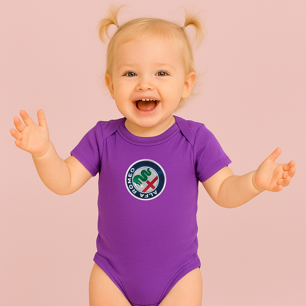 Alfa Romeo Car Baby Romper Onesie